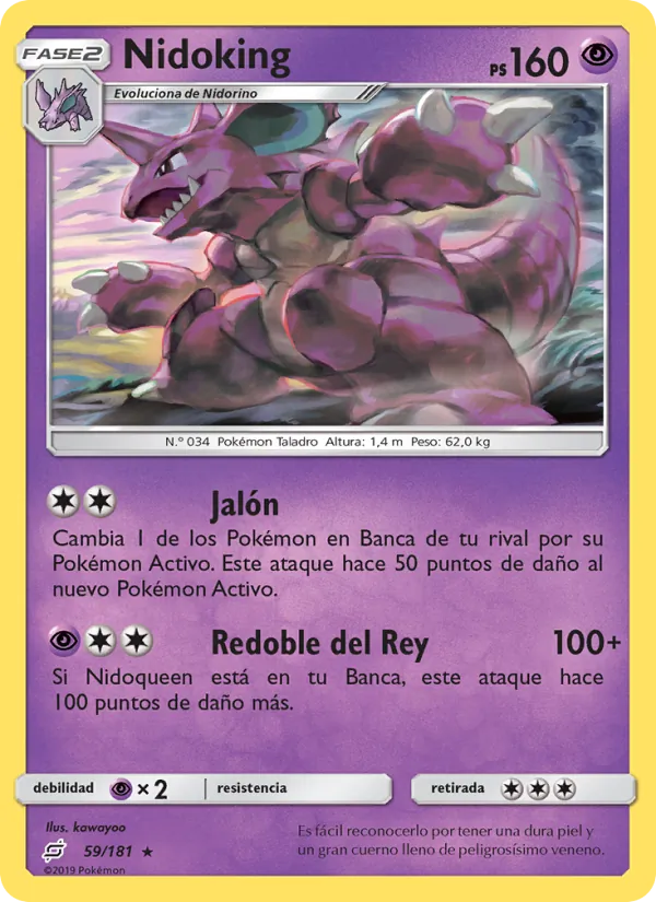 Nidoking Union de Aliados 59/181