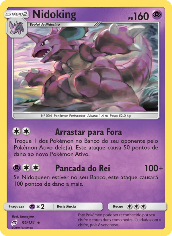 Nidoking União de Aliados 59/181