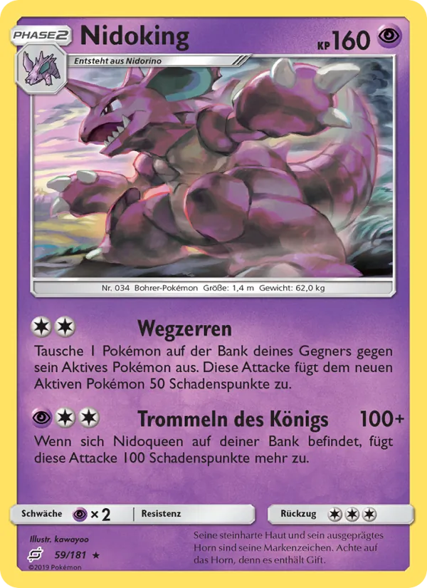Nidoking Teams Sind Trumpf 59/181