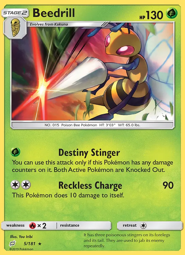 Beedrill Team Up 5/181