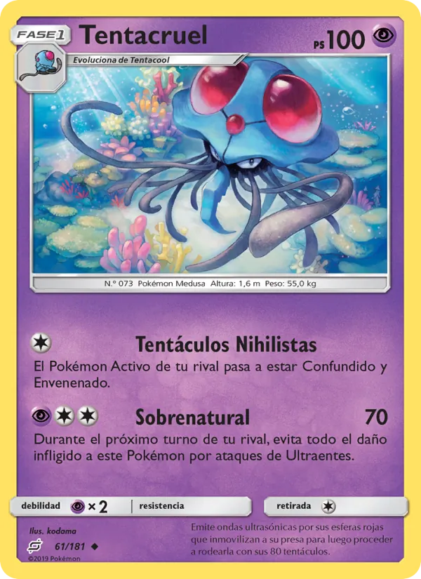Tentacruel Union de Aliados 61/181