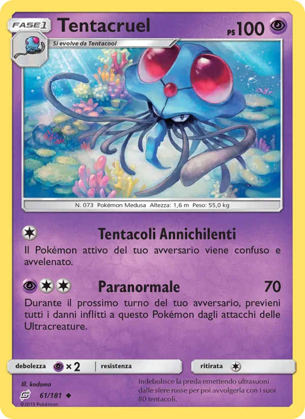 Tentacruel Gioco di Squadra 61/181