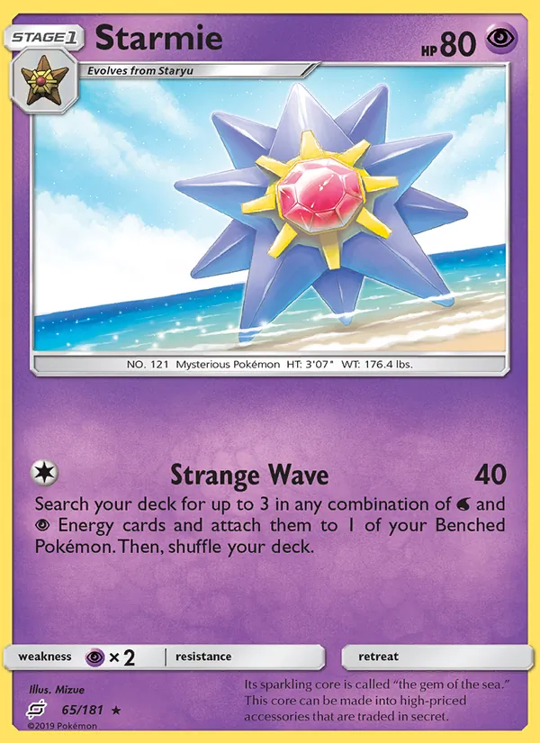 Starmie Team Up 65/181