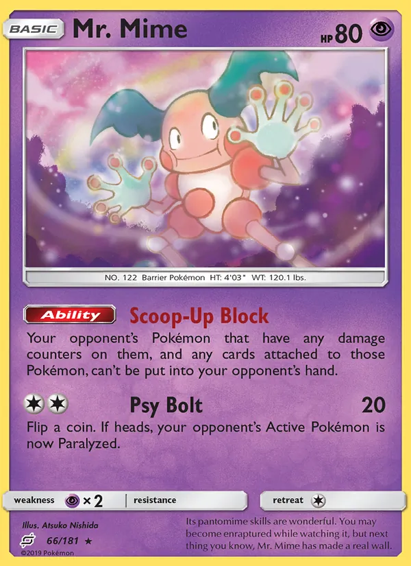 Mr. Mime Team Up 66/181
