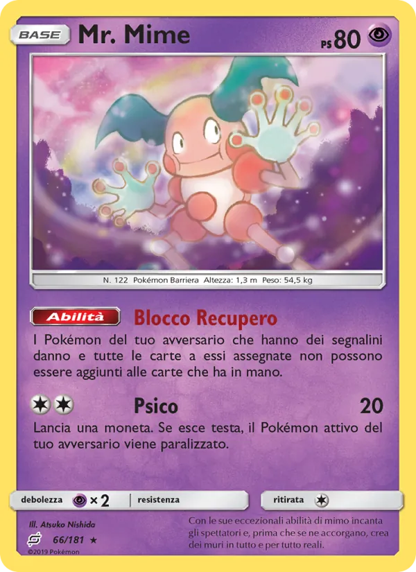 Mr. Mime Gioco di Squadra 66/181
