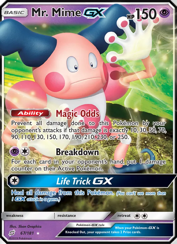 Mr. Mime GX Team Up 67/181