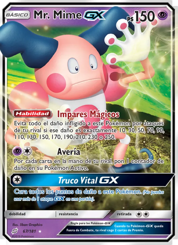 Mr. Mime GX Union de Aliados 67/181