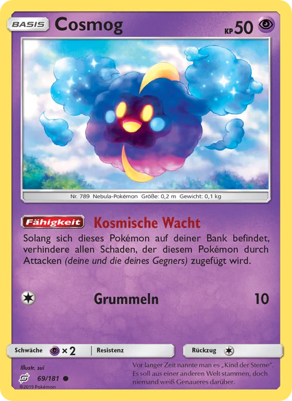 Cosmog Teams Sind Trumpf 69/181