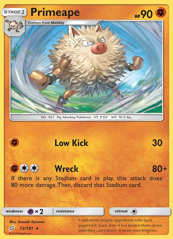 Primeape Team Up 72/181