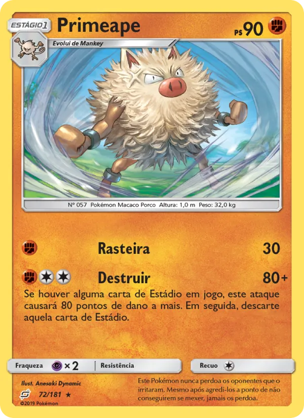 Primeape União de Aliados 72/181