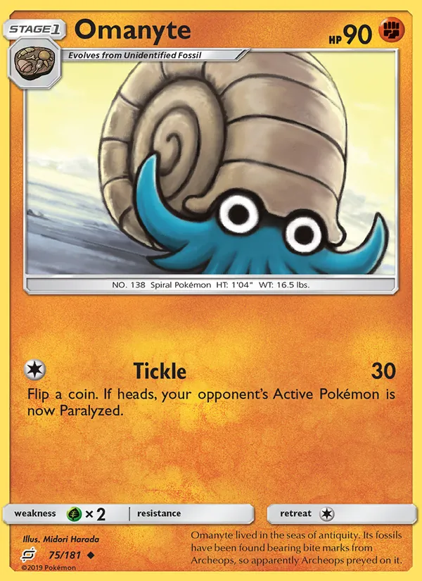 Omanyte Team Up 75/181