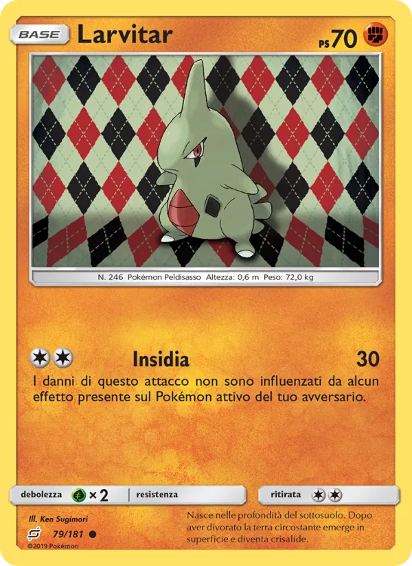 Larvitar Gioco di Squadra 79/181
