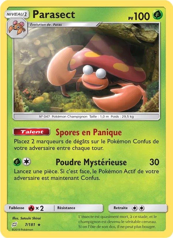 Parasect Duo de Choc 7/181