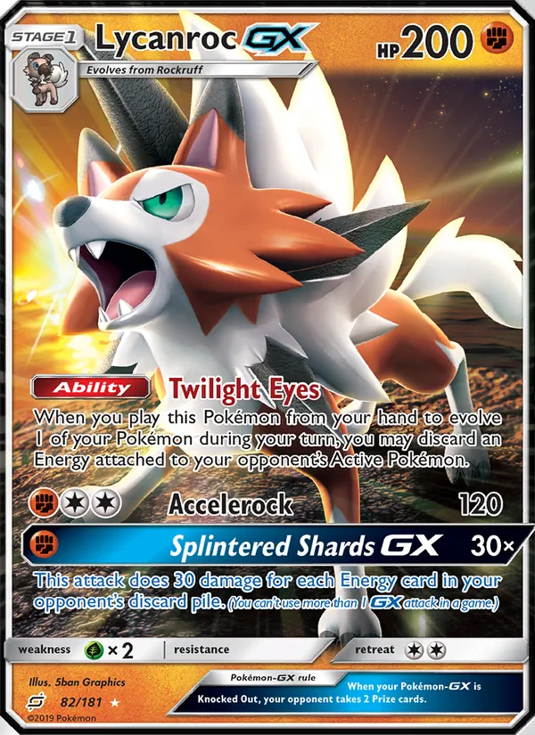 Lycanroc GX Team Up 82/181
