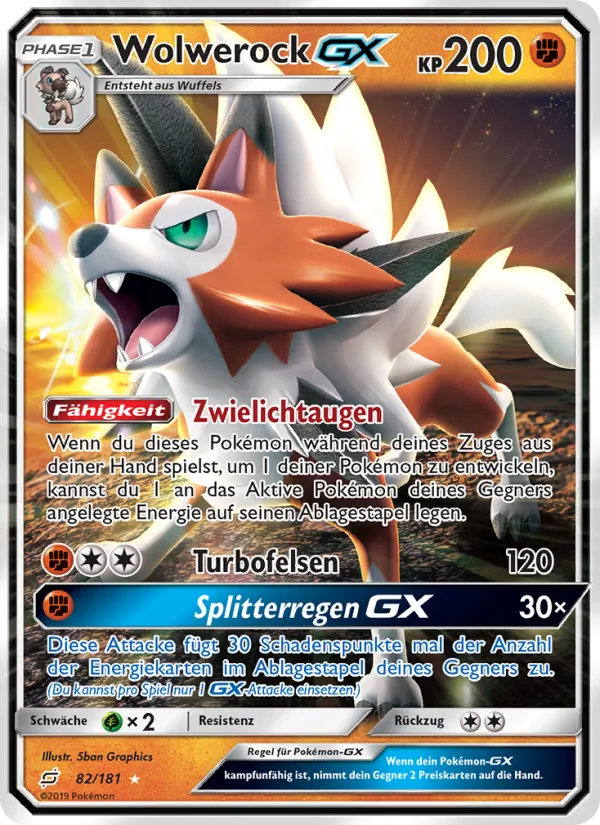 Wolwerock GX Teams Sind Trumpf 82/181