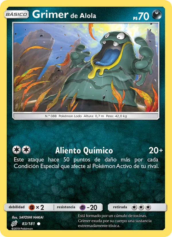 Grimer de Alola Union de Aliados 83/181