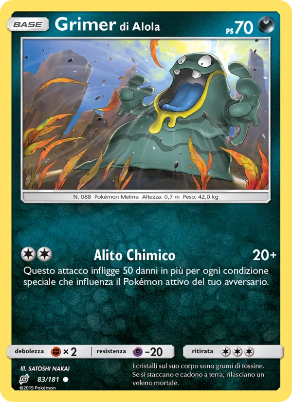 Grimer di Alola Gioco di Squadra 83/181