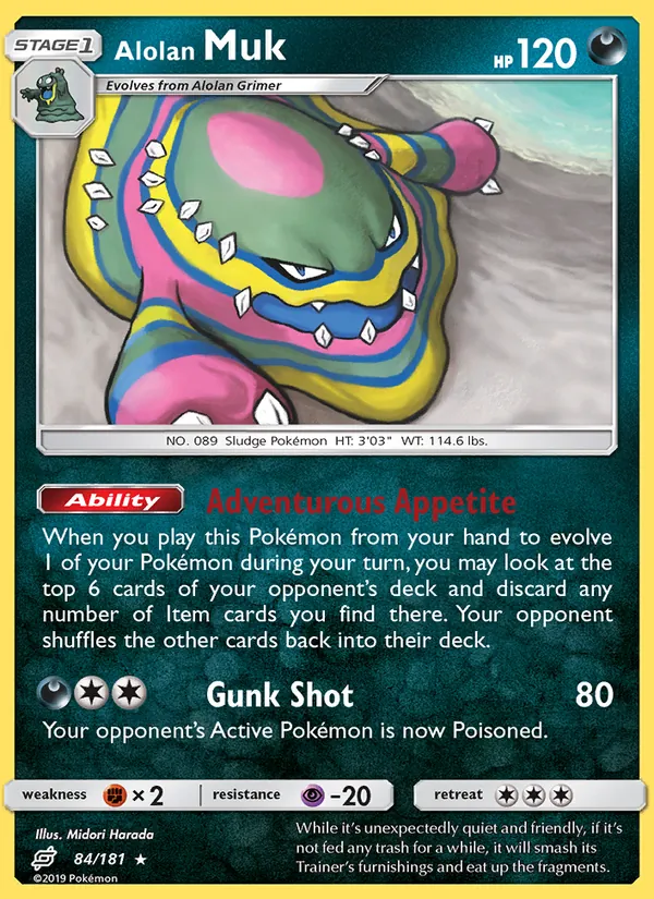 Alolan Muk Team Up 84/181