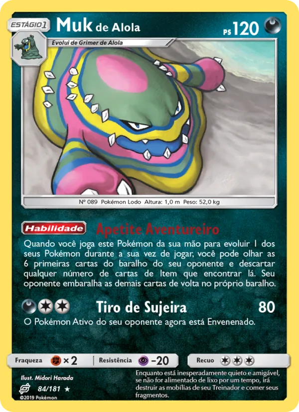 Muk de Alola União de Aliados 84/181