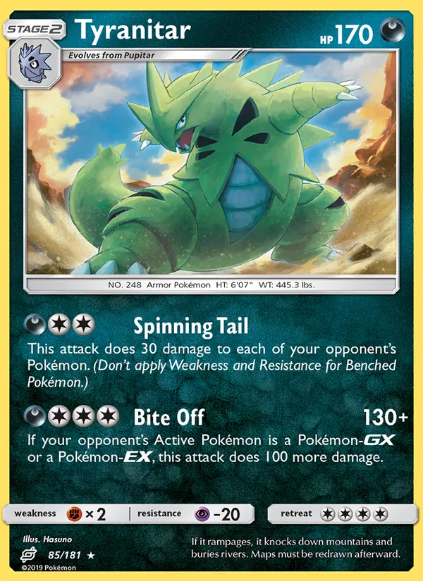 Tyranitar Team Up 85/181