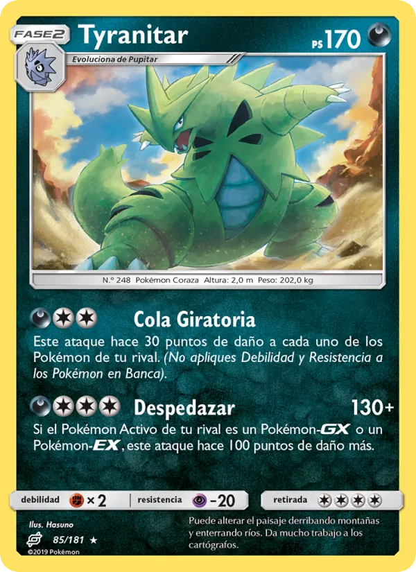 Tyranitar Union de Aliados 85/181