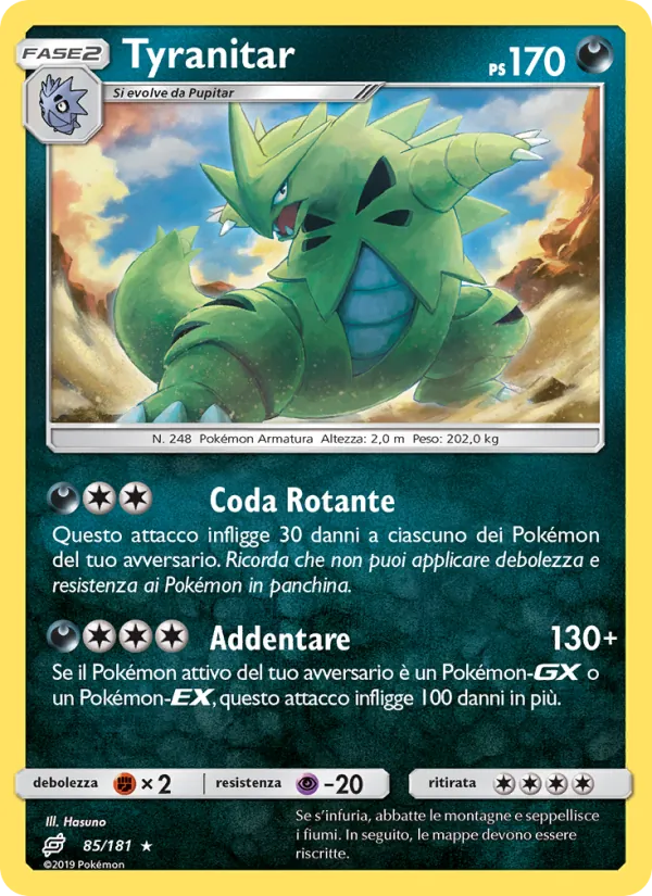 Tyranitar Gioco di Squadra 85/181