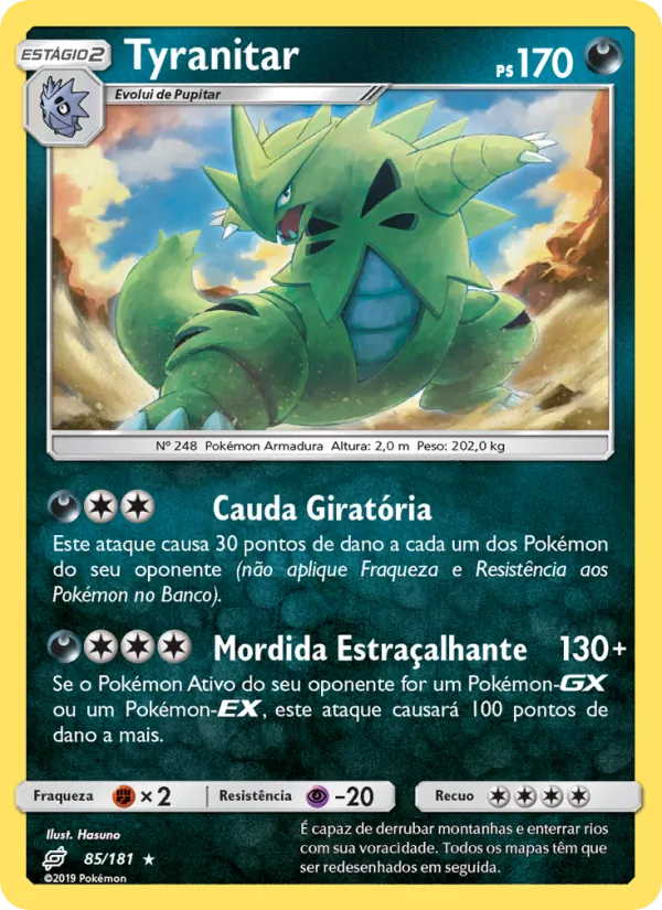 Tyranitar União de Aliados 85/181
