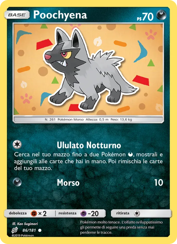 Poochyena Gioco di Squadra 86/181