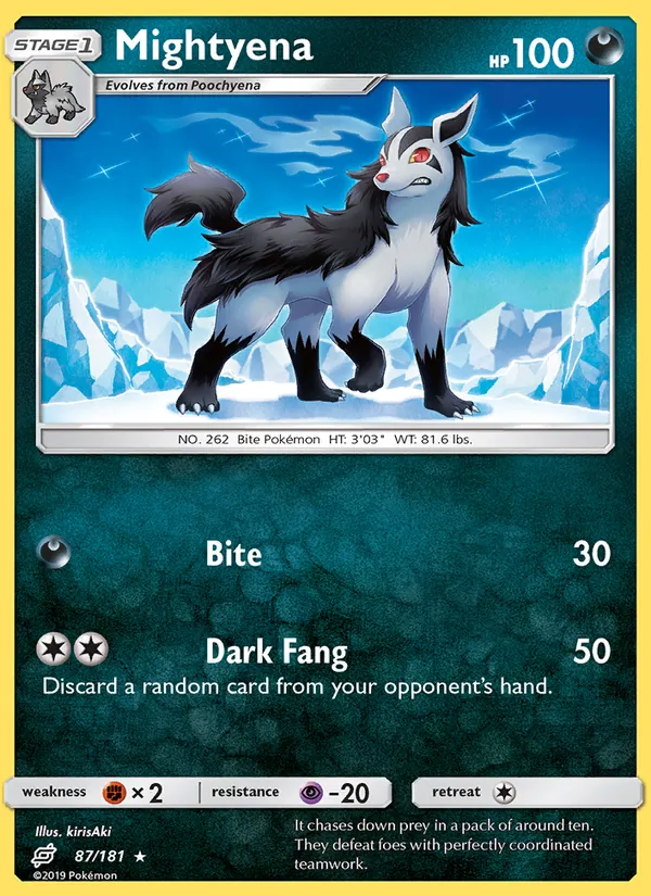 Mightyena Team Up 87/181
