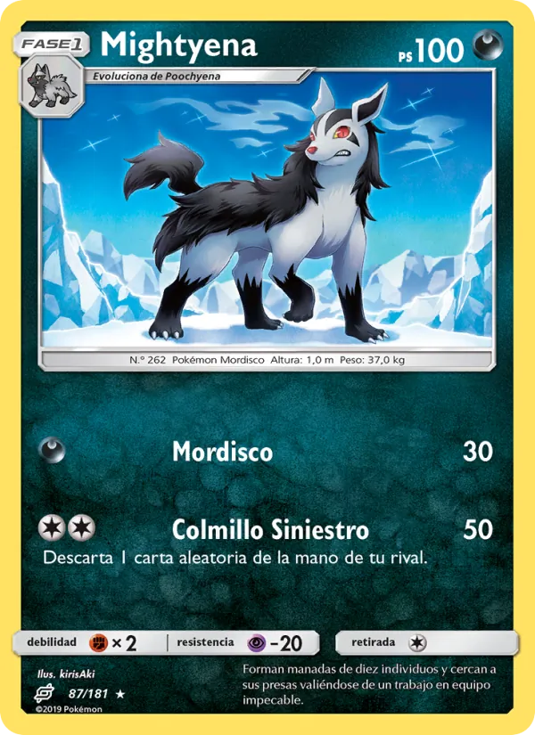Mightyena Union de Aliados 87/181