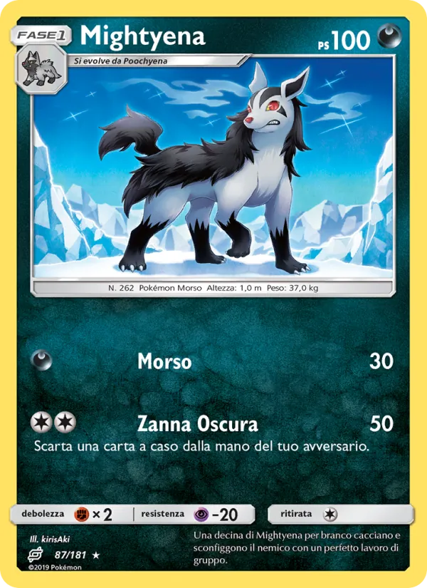 Mightyena Gioco di Squadra 87/181