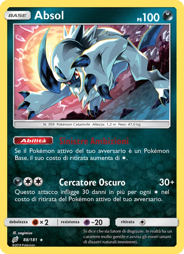 Absol Gioco di Squadra 88/181