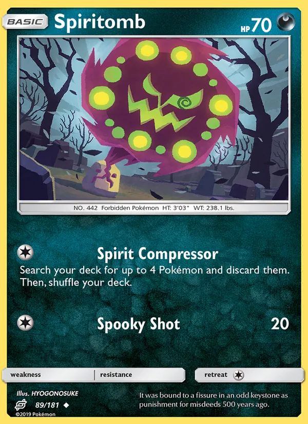 Spiritomb Team Up 89/181
