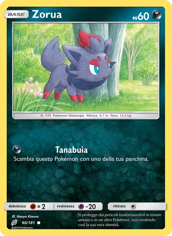 Zorua Gioco di Squadra 90/181