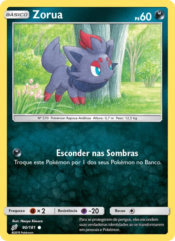 Zorua União de Aliados 90/181