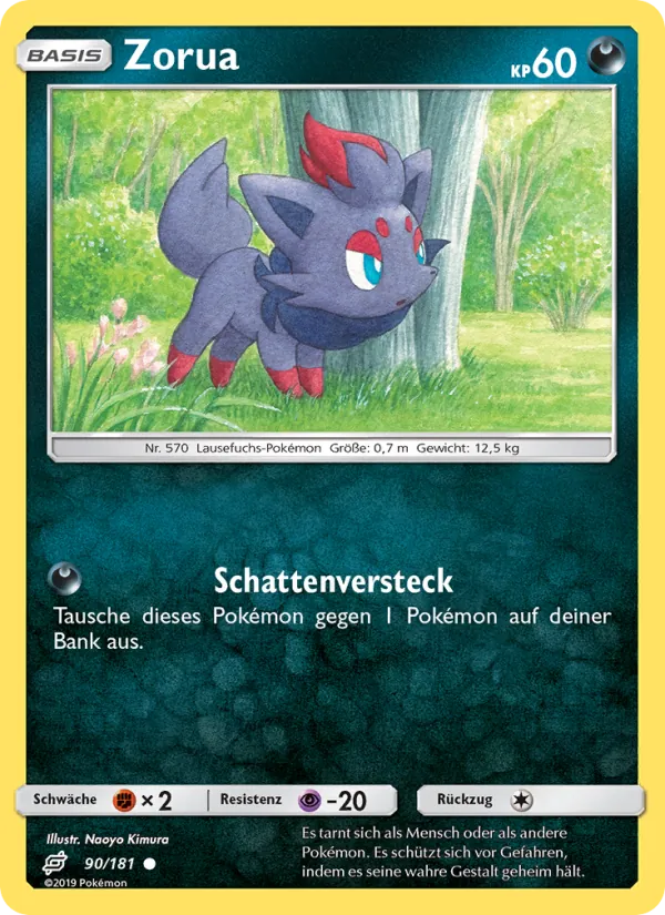 Zorua Teams Sind Trumpf 90/181