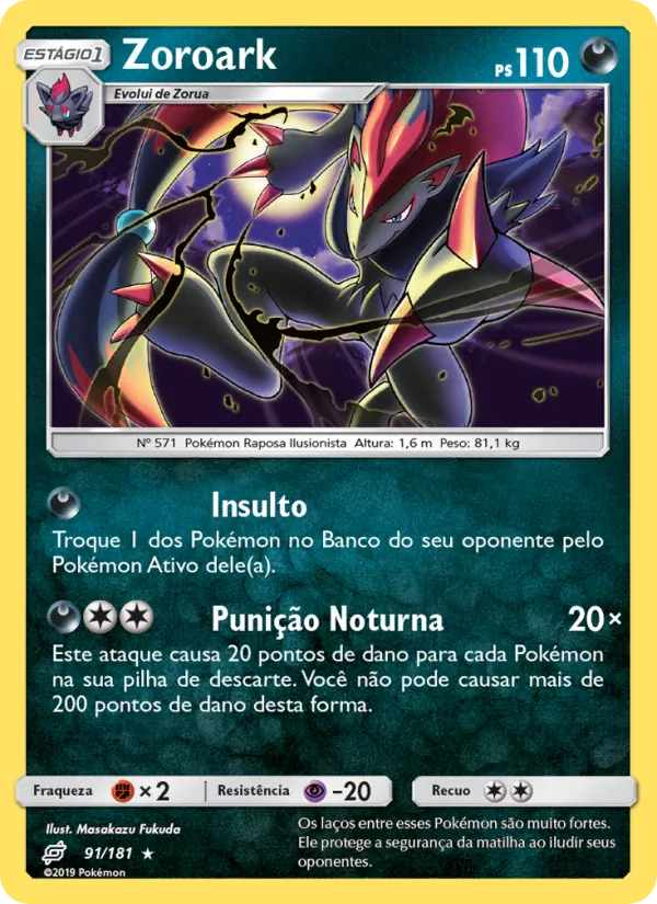 Zoroark União de Aliados 91/181