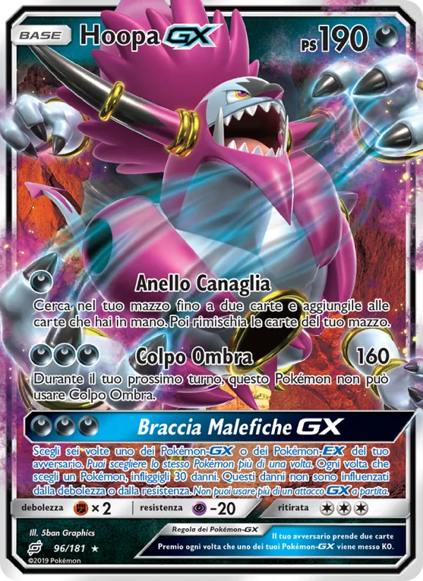 Hoopa GX Gioco di Squadra 96/181