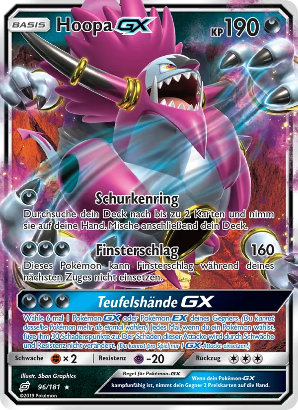 Hoopa GX Teams Sind Trumpf 96/181