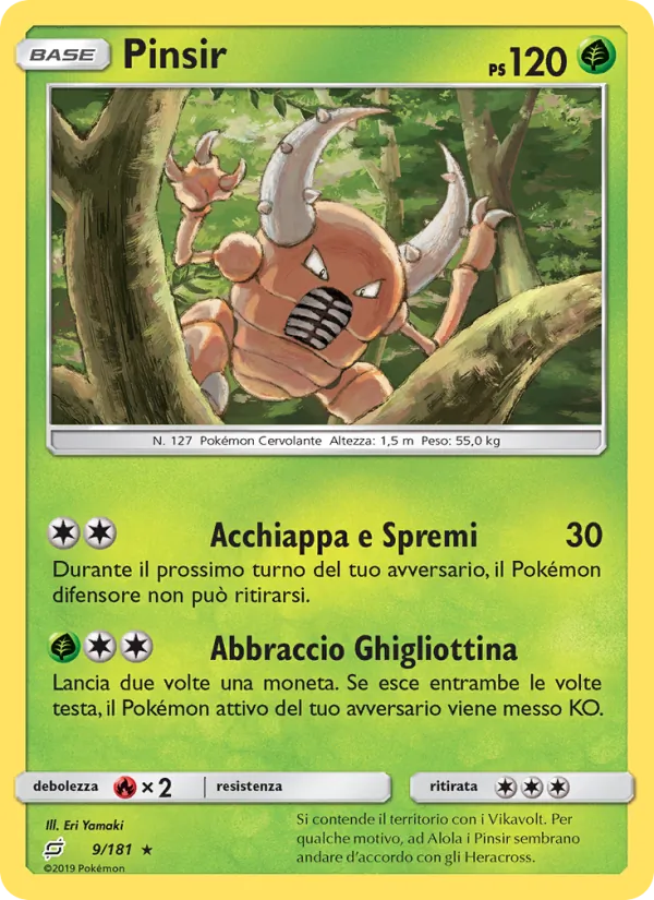 Pinsir Gioco di Squadra 9/181