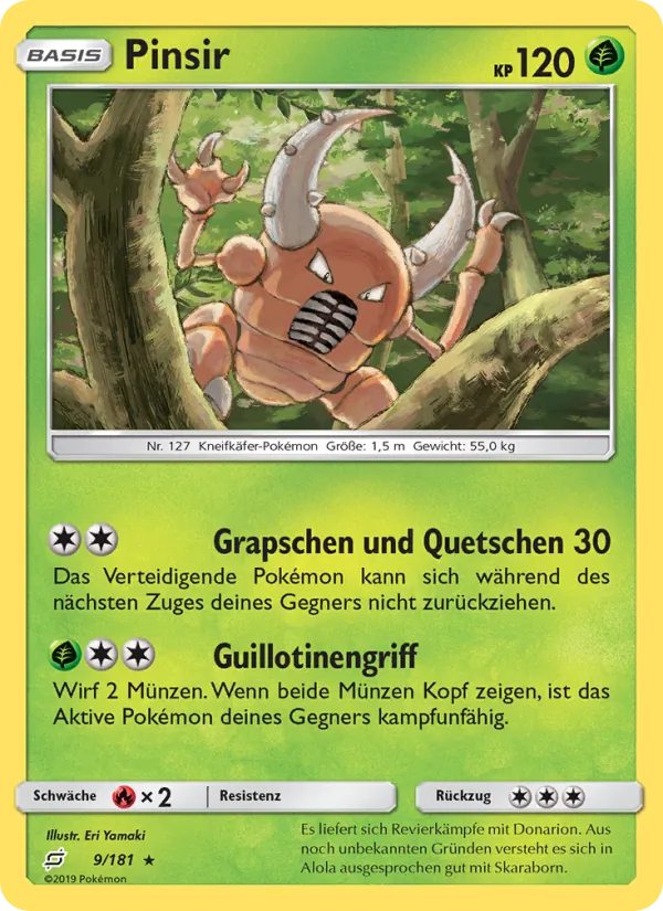 Pinsir Teams Sind Trumpf 9/181