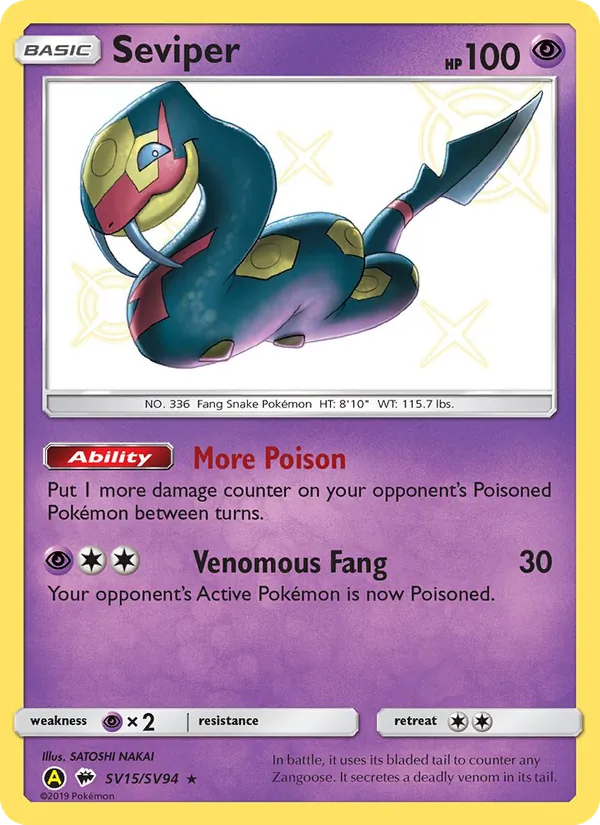 Seviper Destinos Ocultos Cofre Brilhante SV15/94