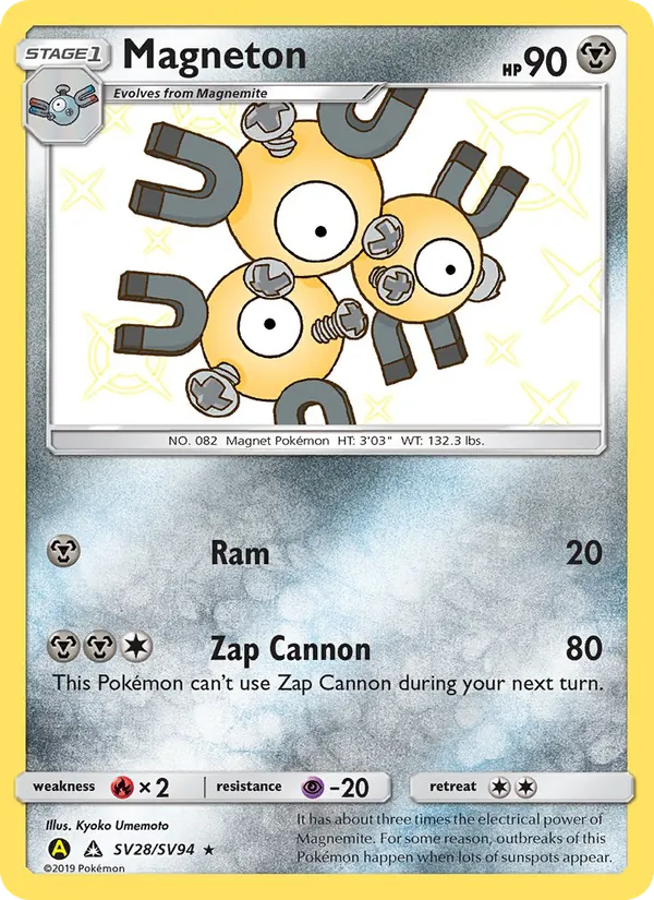 Magneton Destinos Ocultos Tesoro Brillante SV28/94
