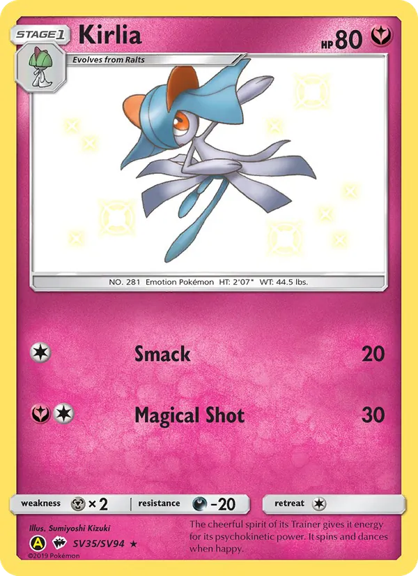 Kirlia Verborgenes Schicksal Glitzer-Tresor SV35/94