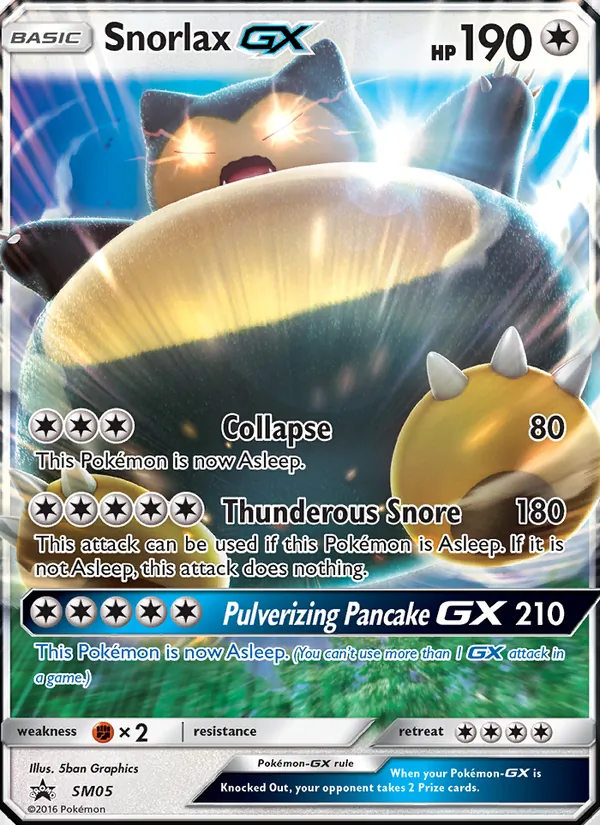 Snorlax GX Sol e Lua Promos SM05/248