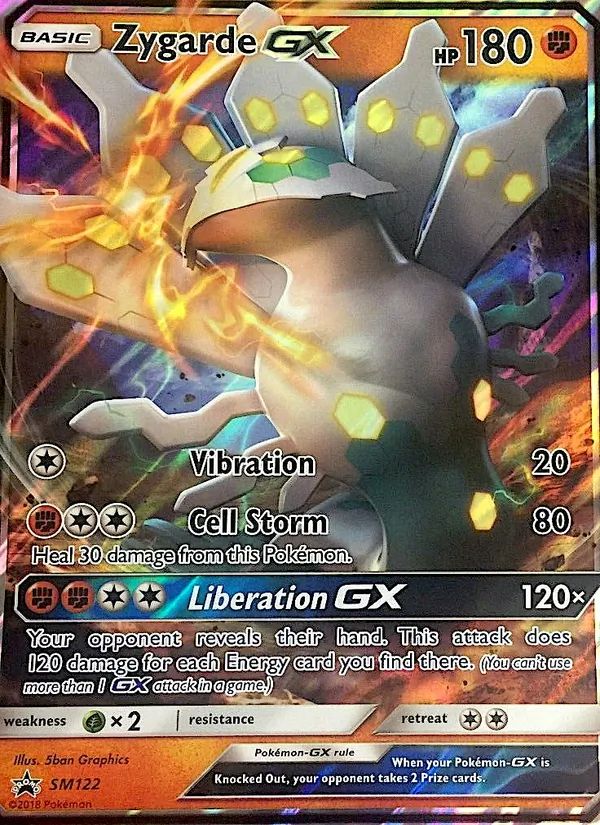 Zygarde GX SL Cartas de promoción SM122/248