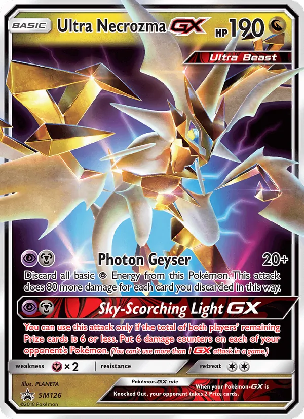 Ultra Necrozma GX Sol e Lua Promos SM126/248