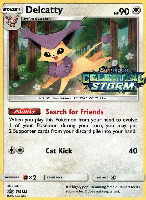 Delcatty Sol e Lua Promos SM132/248