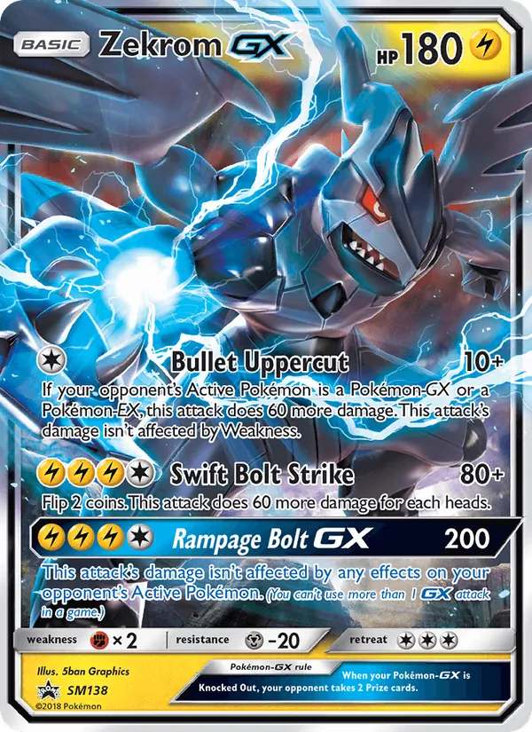 Zekrom GX SL Promo SM138/248