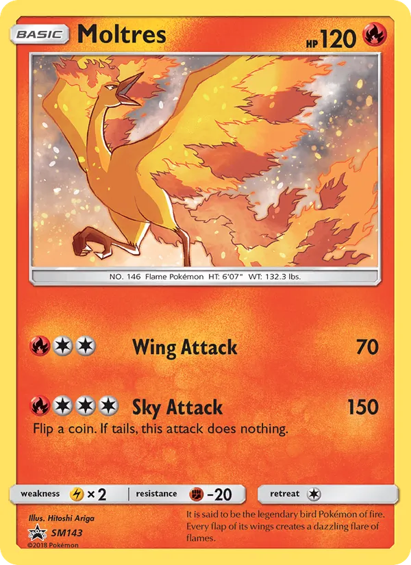Moltres SM Black Star Promos SM143/248